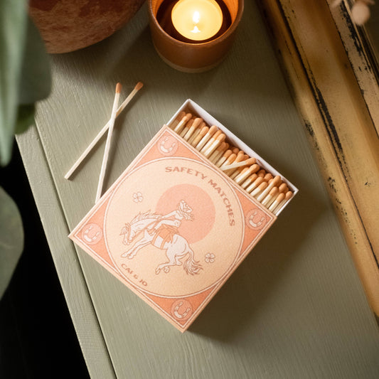 Safety_Matches_Decorative_Cow_Girl