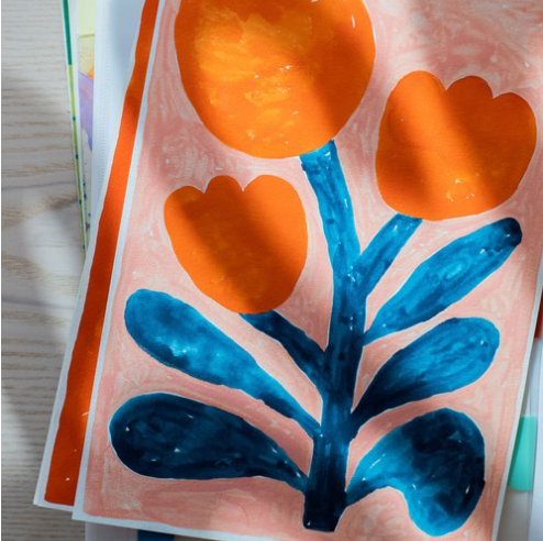 Giant Pansy 'It Gets Better Everyday'  A3 Wall Art Print