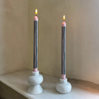 Pygmalion London Eco-Friendly Dinner Candles Set of 2 in Crumpet