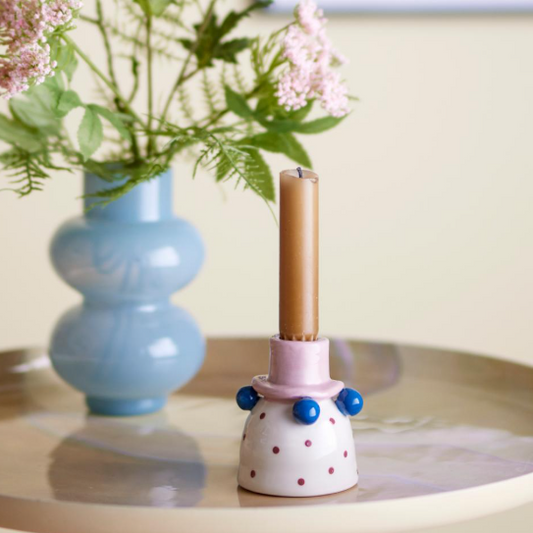 Bloomingville Tacana Ceramic Candle Holder