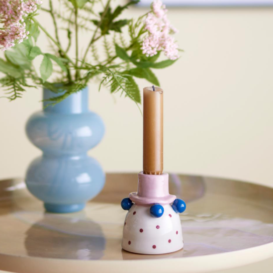 Bloomingville Tacana Ceramic Candle Holder