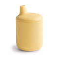 Mushie Silicone Sippy Cup in Pale Yellow