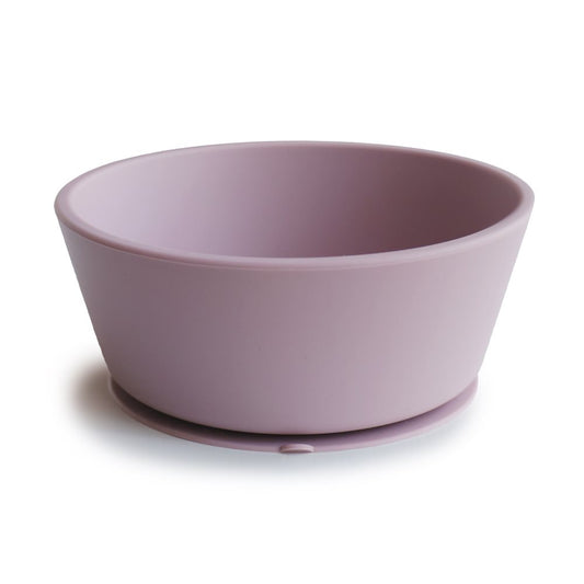 Mushie Silicone Suction Bowl in Various Colours Lilac