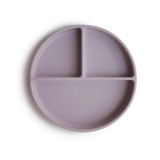 Mushie Silicone Suction Plate in Various Colours Lilac