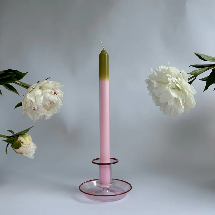 Pygmalion London Sweet Pea Eco-Friendly Dinner Candles Set of 2