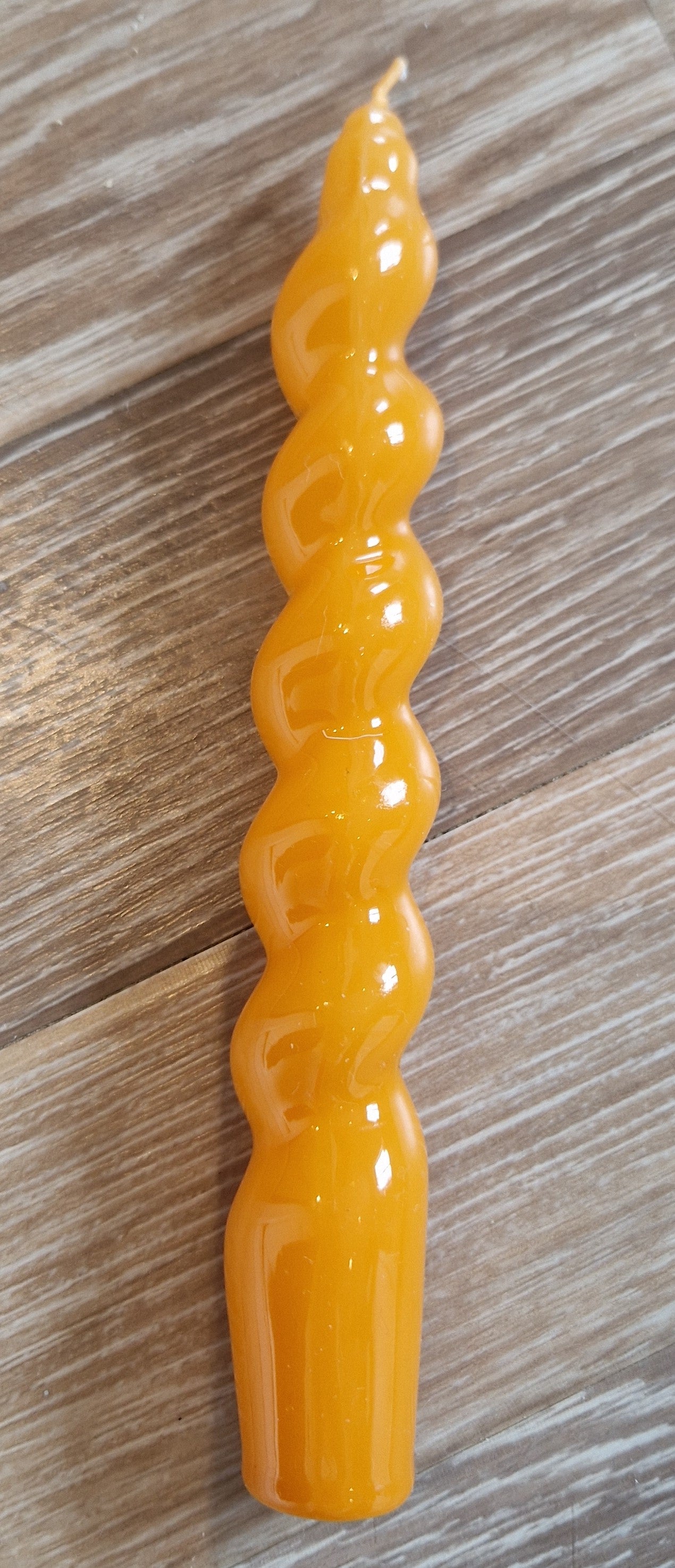 Maegen Spiral Soy Wax Candle in Tangerine or Navy