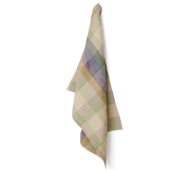 HKLIVING Vida Check Tea Towels in Various Colours