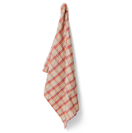 HKLIVING Vida Check Tea Towels in Various Colours