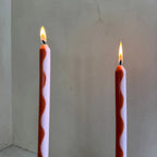 Pygmalion London Eco-Friendly Dinner Candles Set of 2 in Marmalade