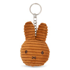 Miffy Flat Keyring Corduroy ECO in Cinnamon