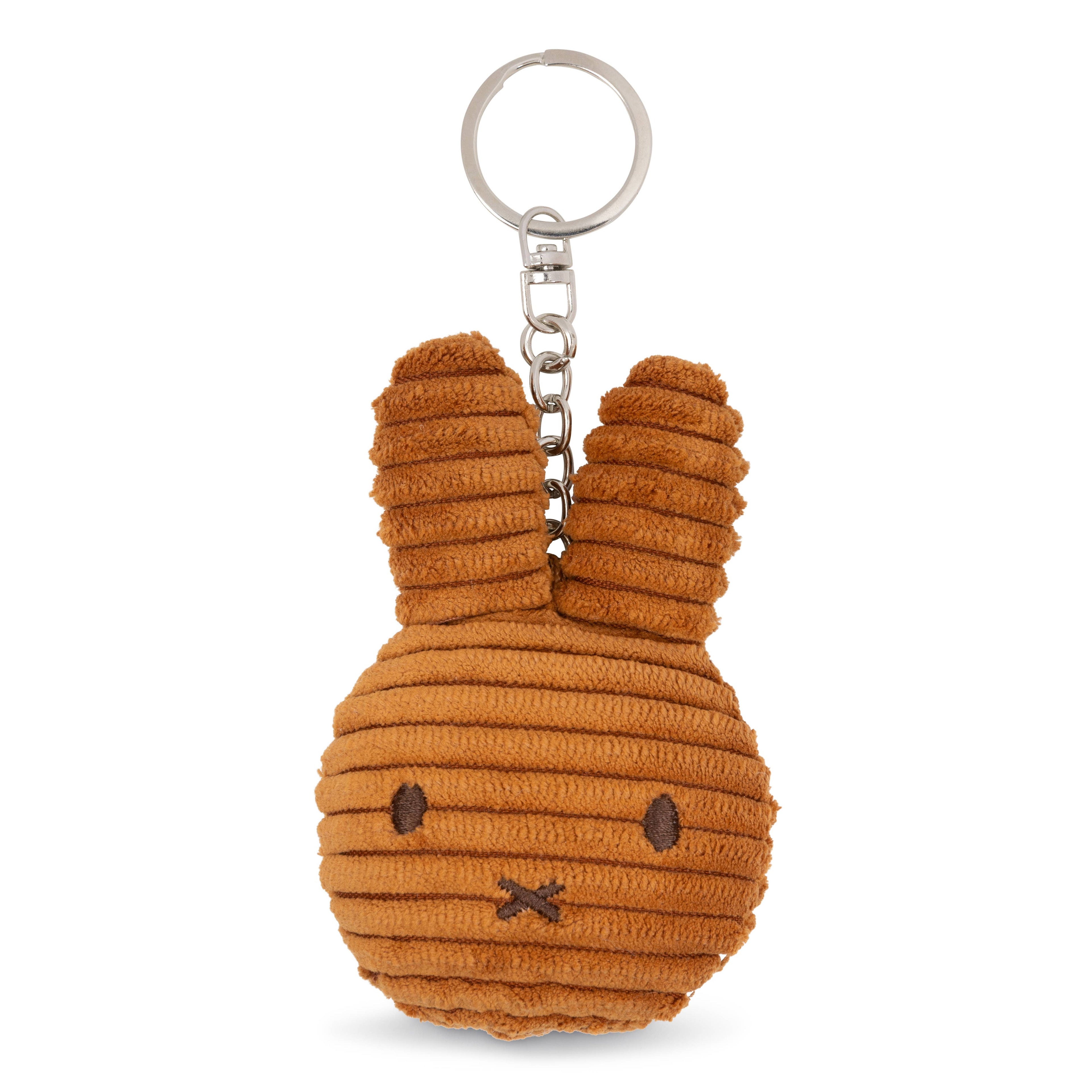 Miffy Flat Keyring Corduroy ECO in Cinnamon