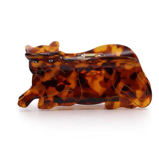 Big Metal London Wild Cat Novelty Hair Claw Clip