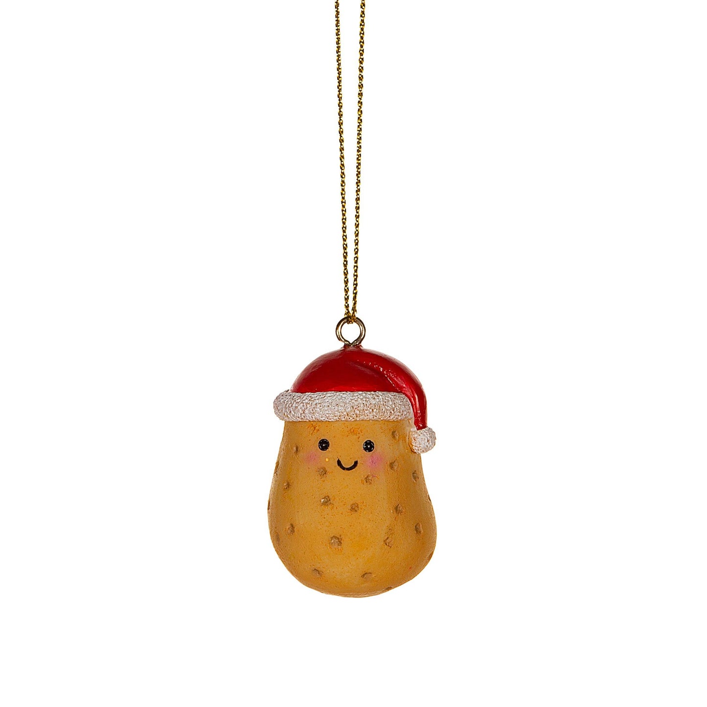 Sass & Belle Happy Potatoes Hanging Christmas Decorations in a Set of 3