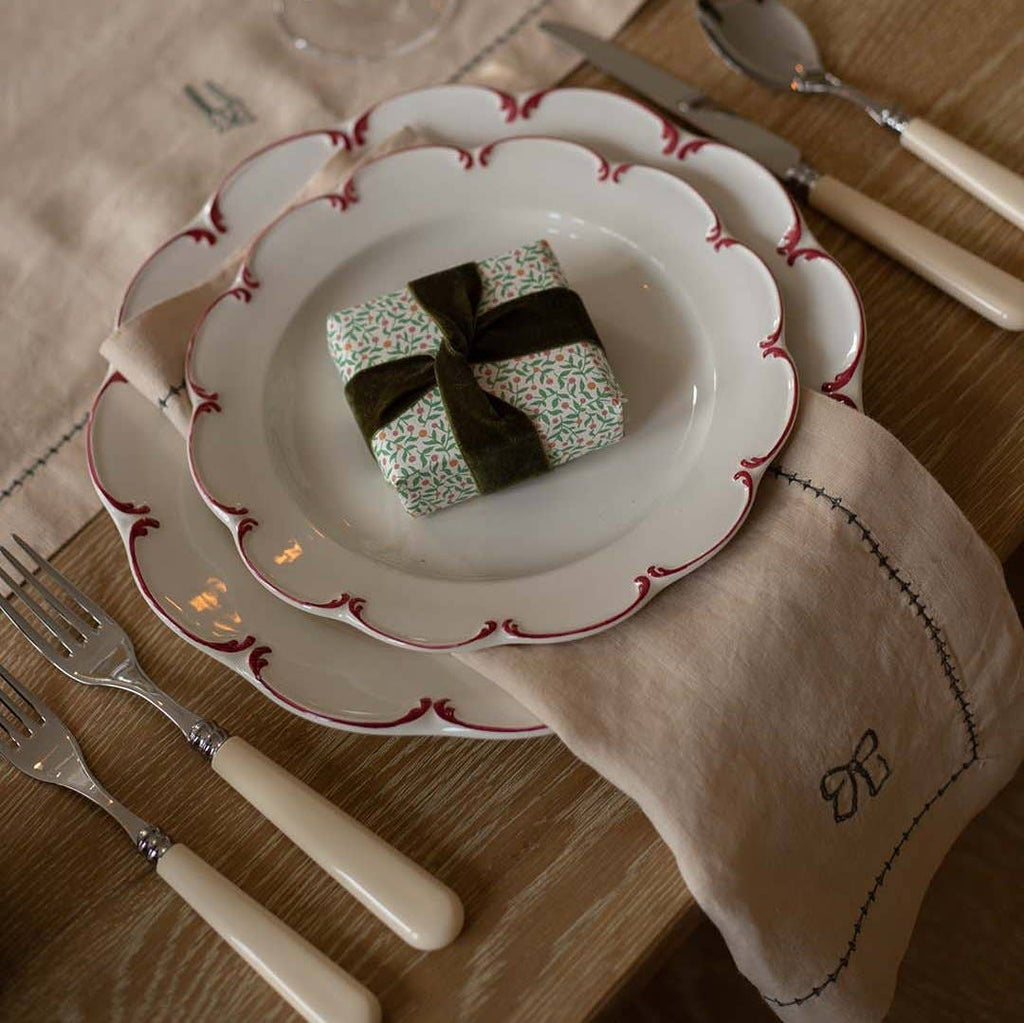 Avery Row Embroidered Linen Napkins Set of 2