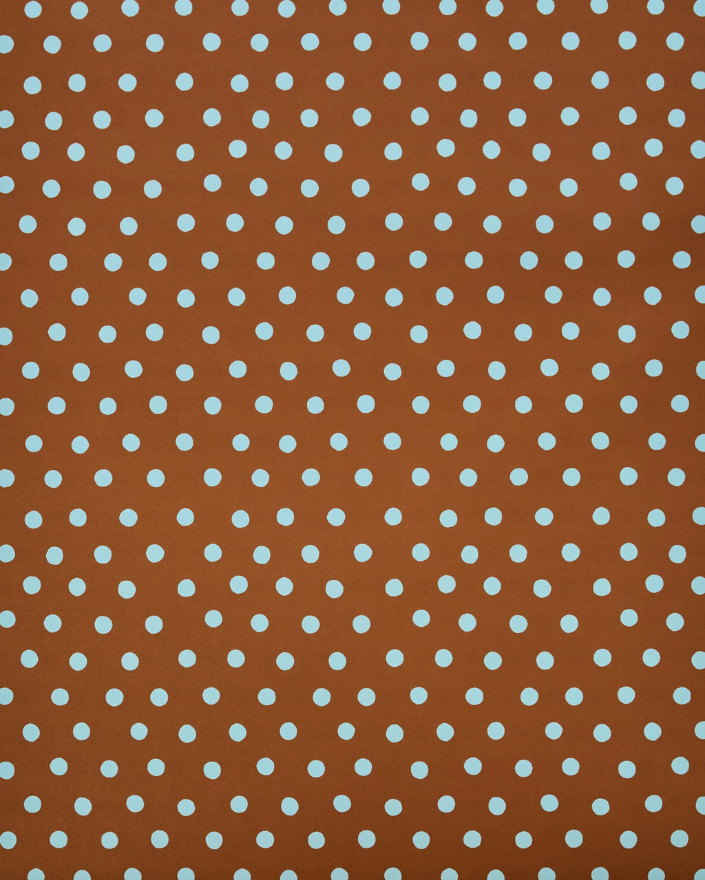 Heather Evelyn Polka Dot Brown & Blue Gift Wrap