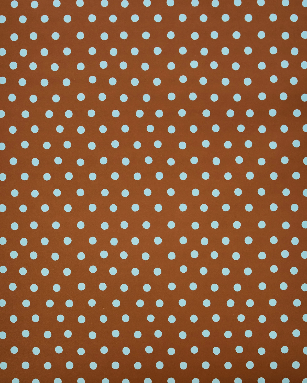 Heather Evelyn Polka Dot Brown & Blue Gift Wrap