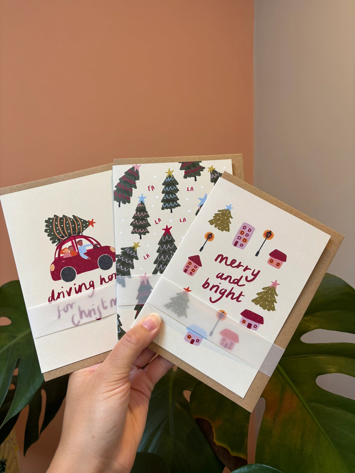 Kira Bolton Fa La La Christmas Card