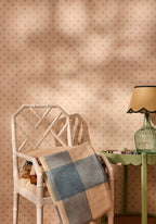 Casa Lucy Sky Blue Checker Merino Wool Throw Blanket