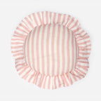 Amuse La Bouche Round Cushion in Blush Candy Stripe