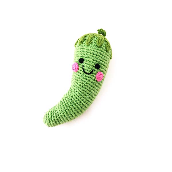 Crochet Baby Rattle Food in Various
