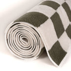 The Rugs Loft Checkerboard Green Rug