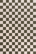 The Rugs Loft Checkerboard Green Rug