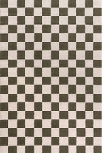 The Rugs Loft Checkerboard Green Rug