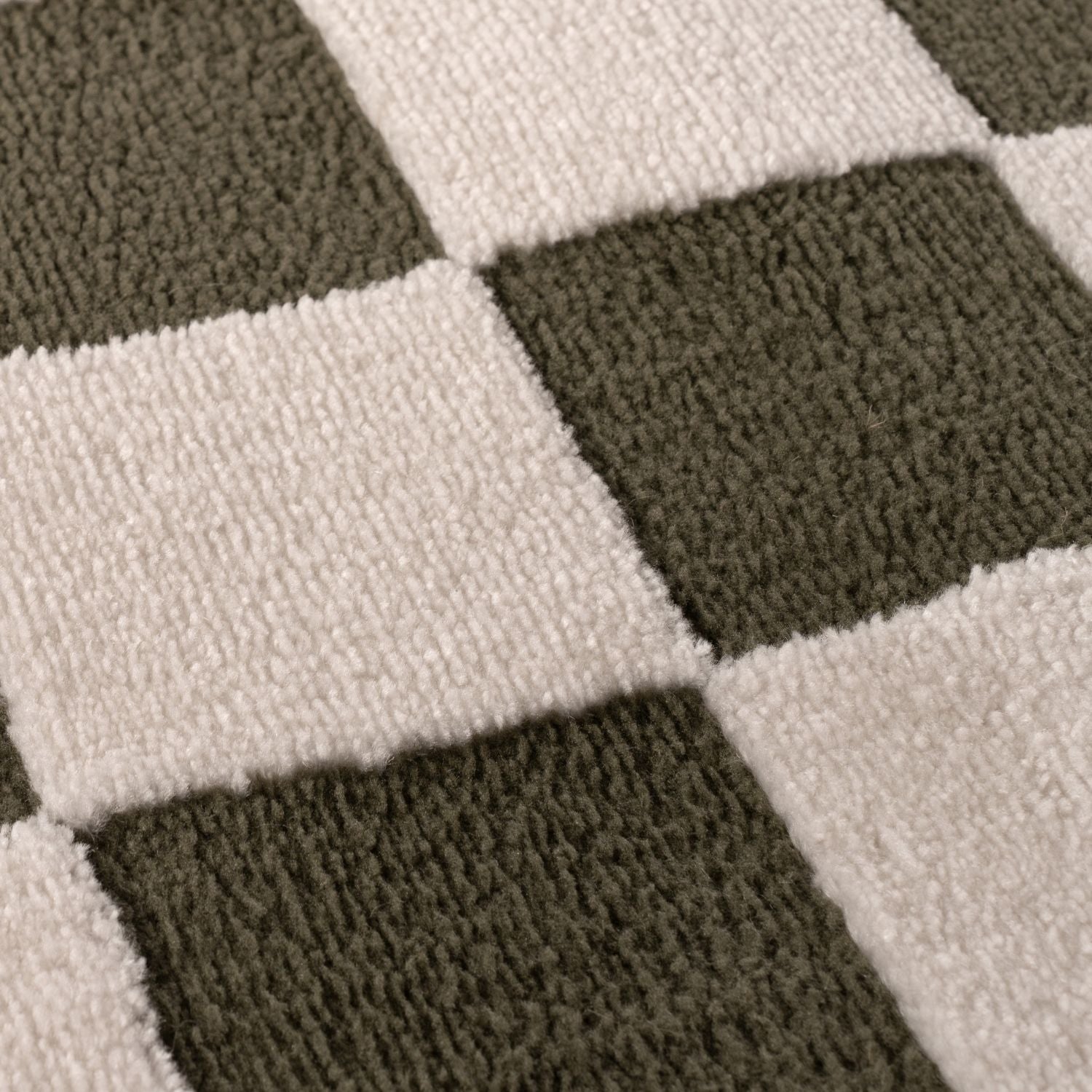 The Rugs Loft Checkerboard Green Rug