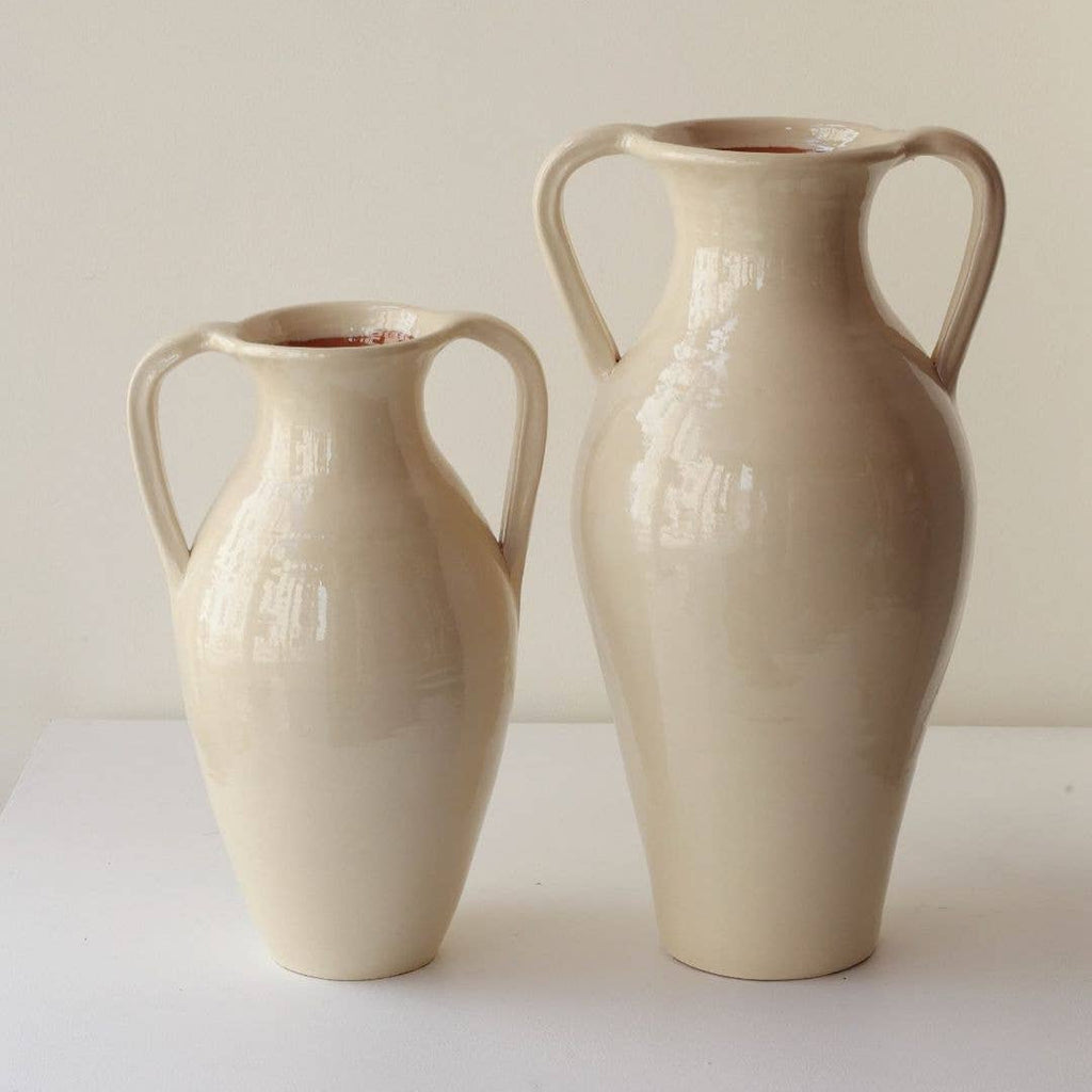 Roca Caus Classic Amphora Vase in Cream (Large)