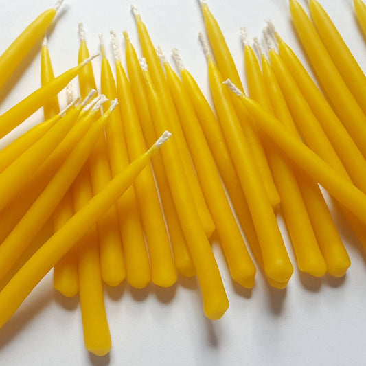 Five Bees Yard Birthday Beeswax Cake Candles