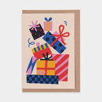 Sue Doeksen Pile of Presents Greeting Card