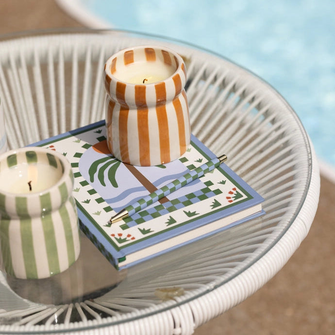 Paddywax Cabana Ceramic Soy Candle Sienna Sunset