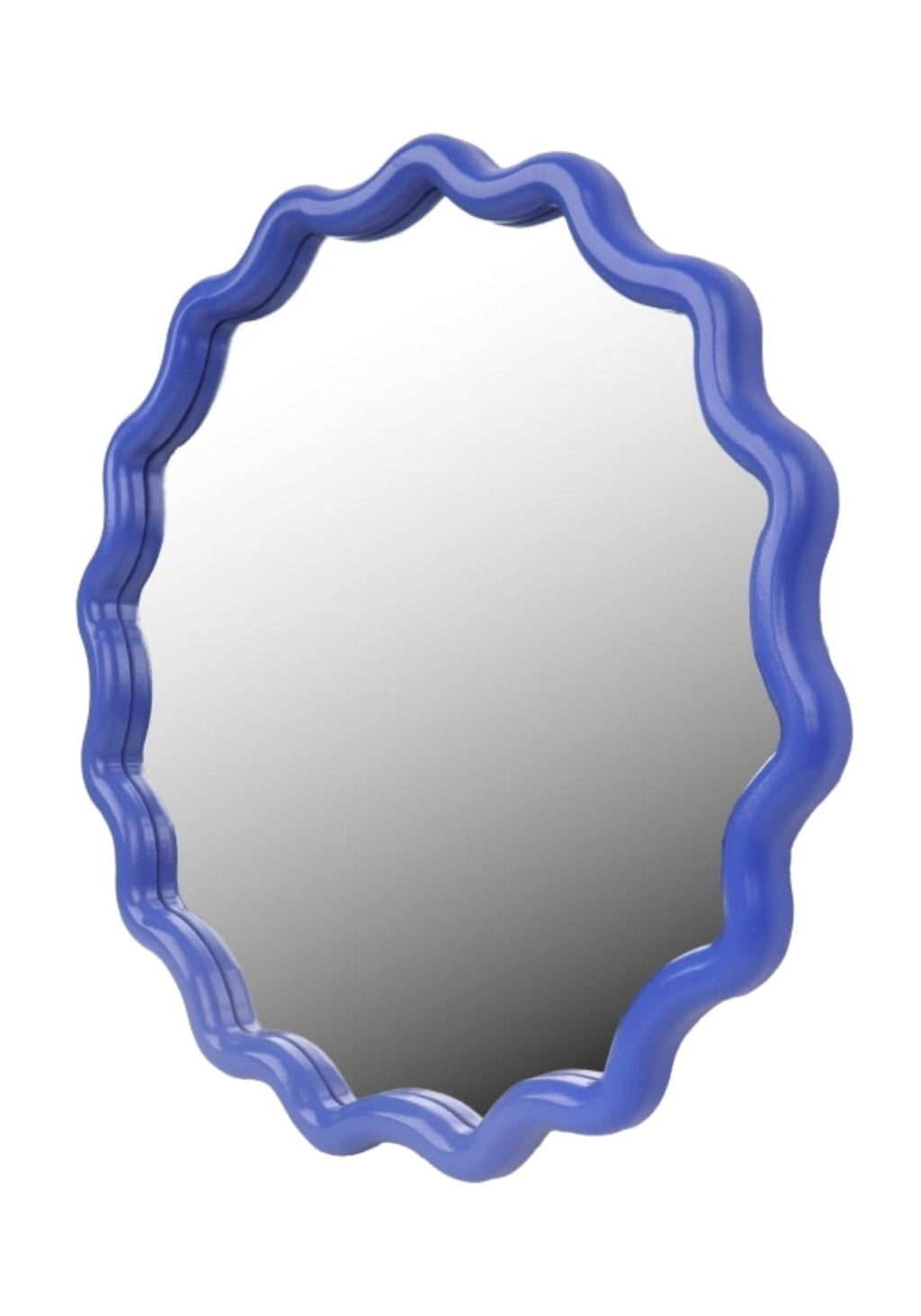 Casa Daisy Scallop Mirror in Cobalt