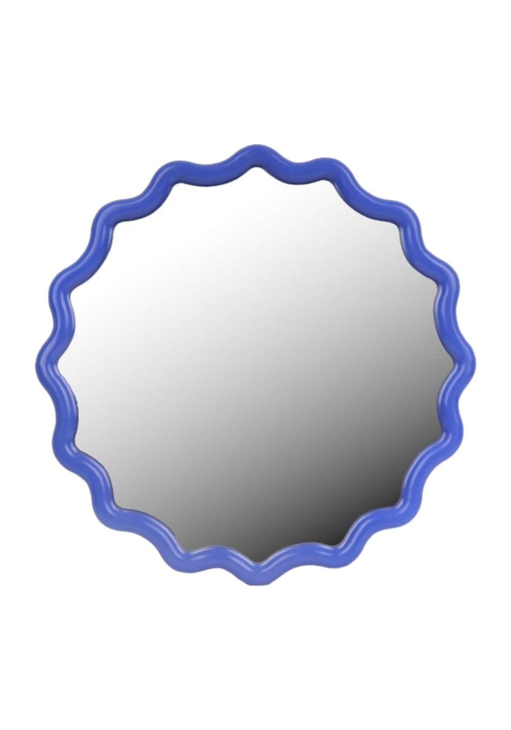 Casa Daisy Scallop Mirror in Cobalt