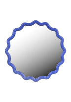 Casa Daisy Scallop Mirror in Cobalt