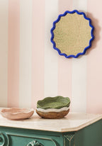 Casa Daisy Scallop Mirror in Cobalt