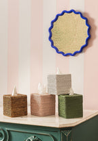 Casa Daisy Scallop Mirror in Cobalt