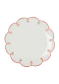 Casa Pretty In Pink Scalloped Lunch Plate (Set of 4)