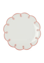 Casa Pretty In Pink Scalloped Lunch Plate (Set of 4)