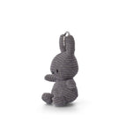Miffy Keyring Corduroy ECO in Grey