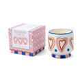 Paddywax A Dopo Hearts Ceramic Candle in Rosewood Vanilla