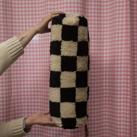 essence home HKLIVINg checkerboard bolster sofa cushion 