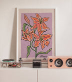 Cai & Jo 'Fleurs des Lys' Wall Art Print