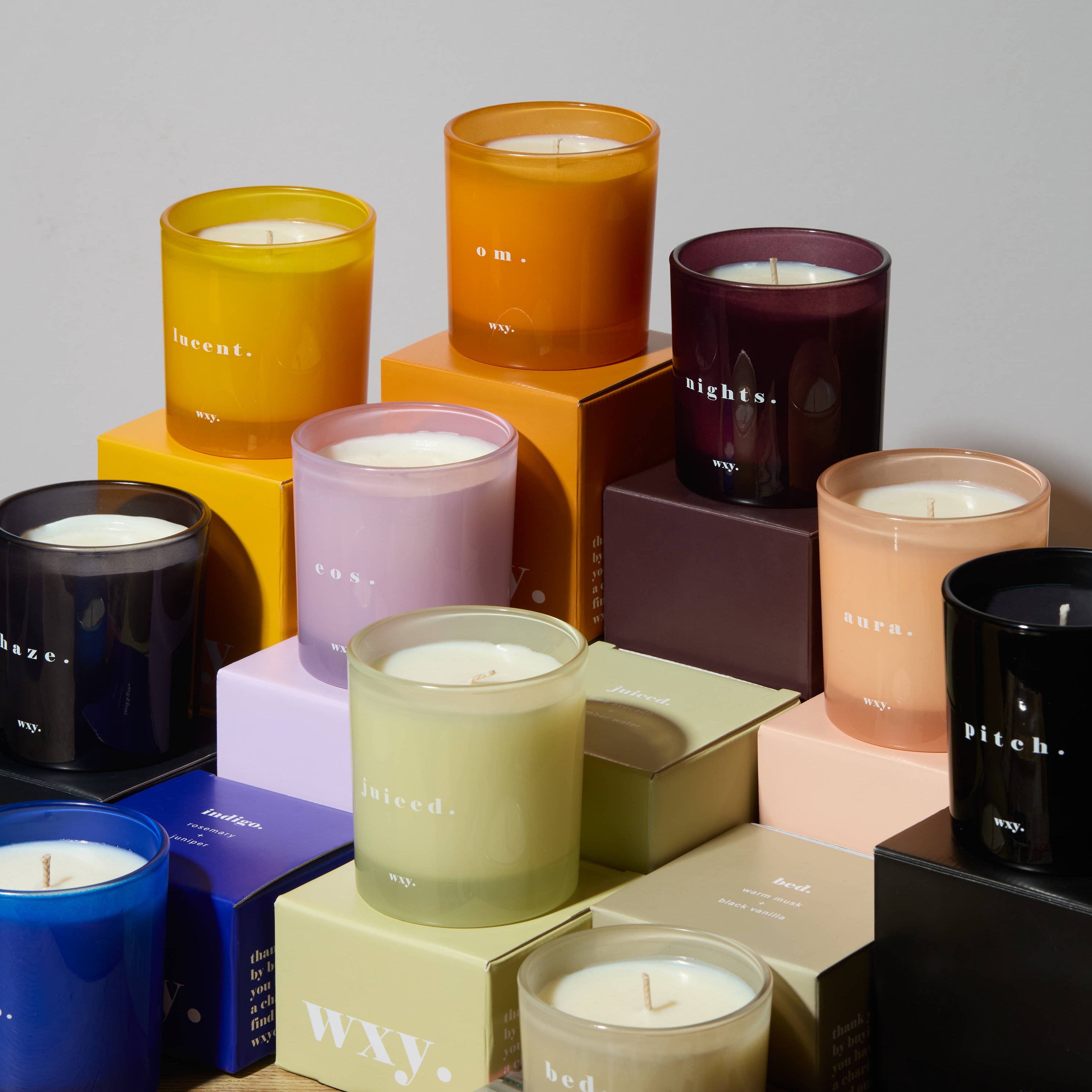 WXY Scented Aromatherapy Bed Warm Musk and Vanilla Candle