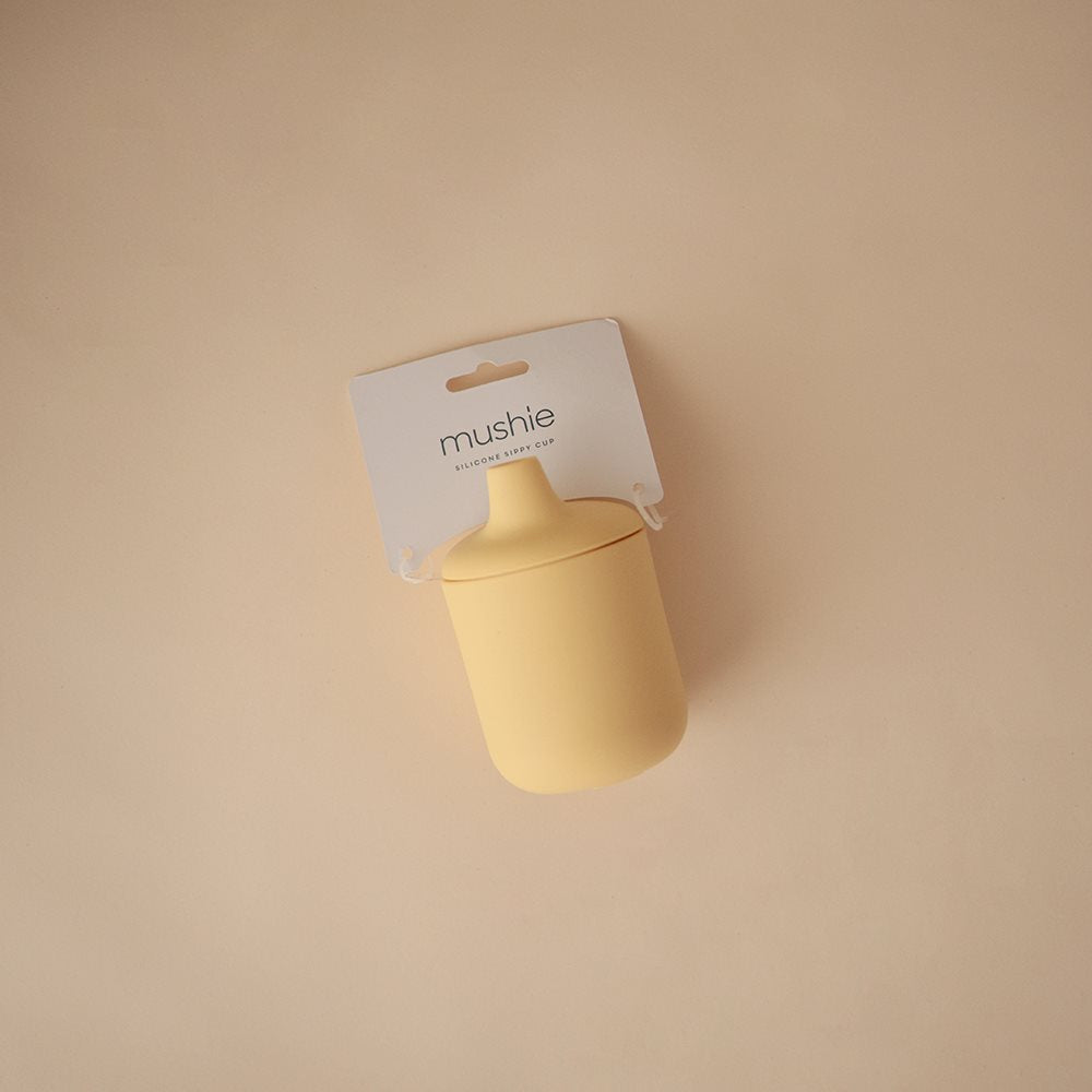Mushie Silicone Sippy Cup in Various Colours