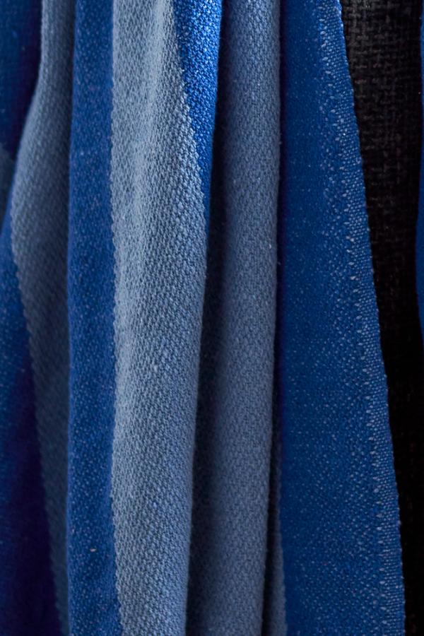 Bloomingville Frello Striped Recycled Cotton Throw Blanket