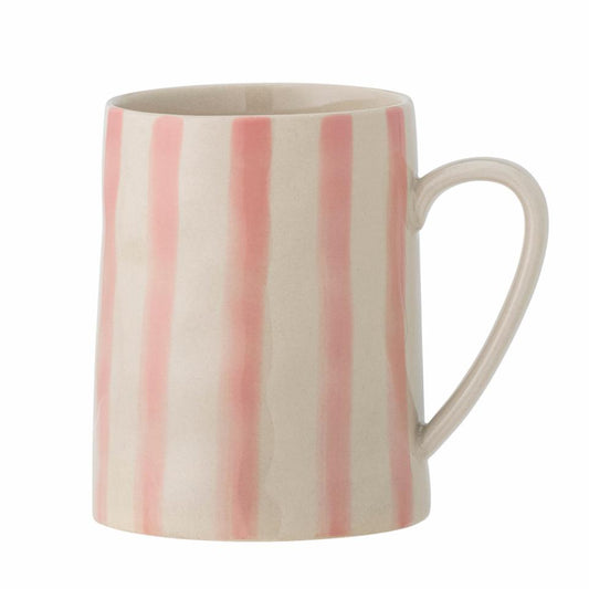 Bloomingville Begonia Striped Mug in Pink, Blue or Brown