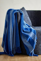 Bloomingville Frello Striped Recycled Cotton Throw Blanket