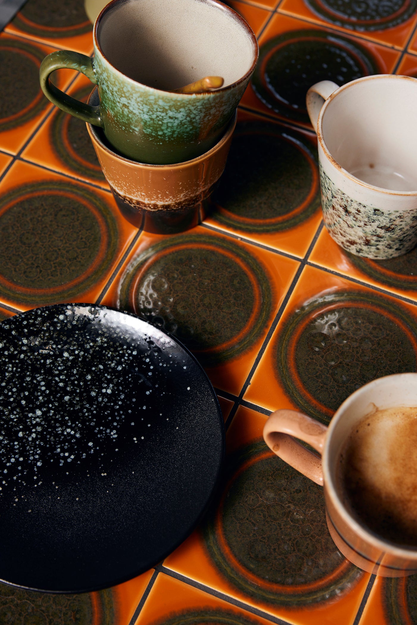 HKLIVING 70s Ceramic Americano Mugs: Pegasus