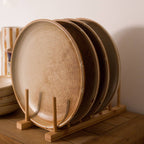 HKLIVING Chef Ceramics Dinner Plate in Cream Brown